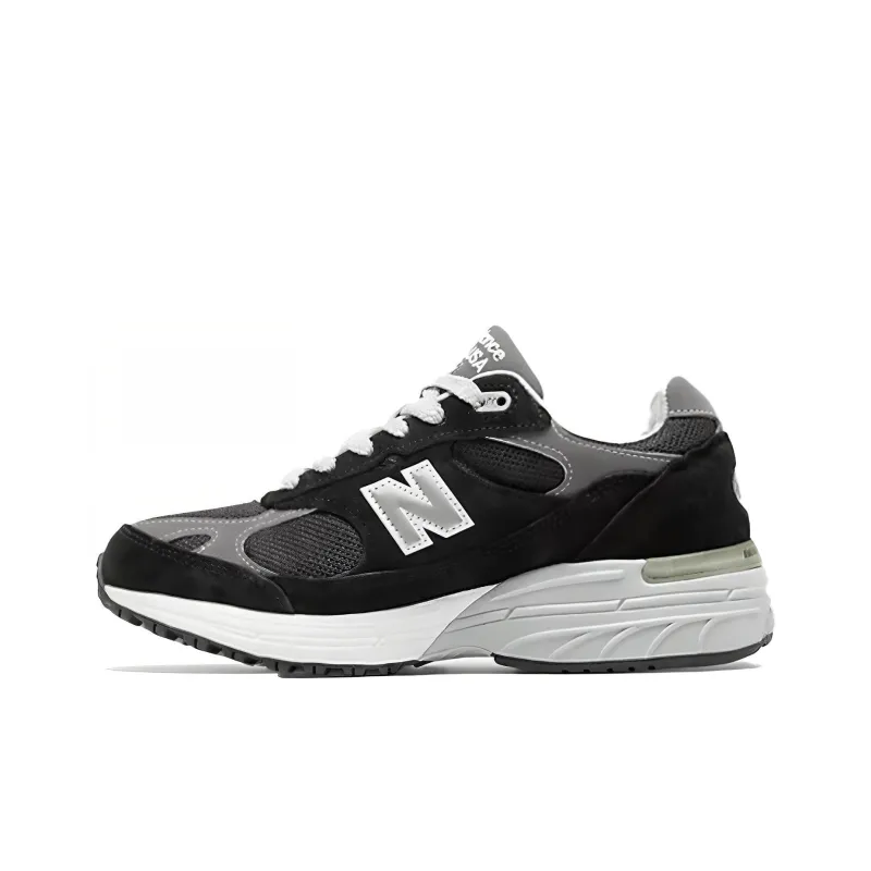 New Balance 993 MiUSA Black Grey Women's-0