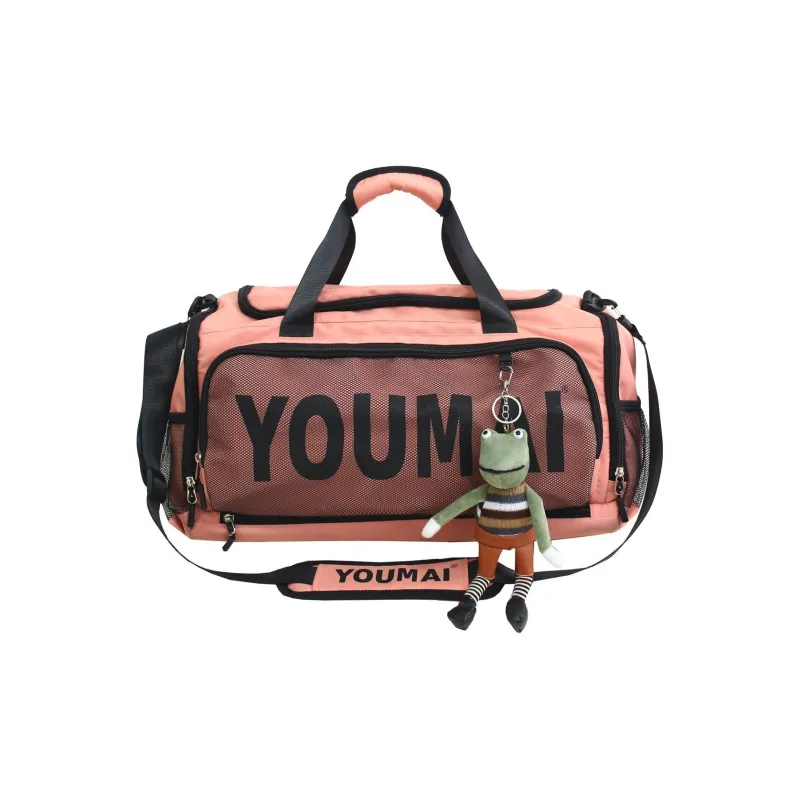 NIGEER Nylon Gym Bag Large Size Unisex Black/Red/Khaki/Pink/Dark Gray-9