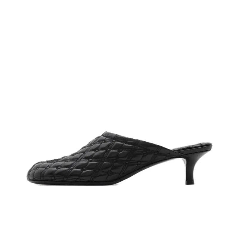 Burberry Embroidered Quilted Mules-0