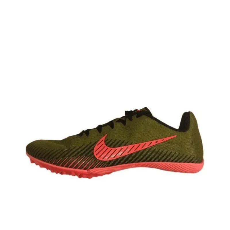 Nike Zoom Rival M 9 Cushioning Anti-Slip And Wear-Resistant Low-Top Running Shoes Men's Green Red-0
