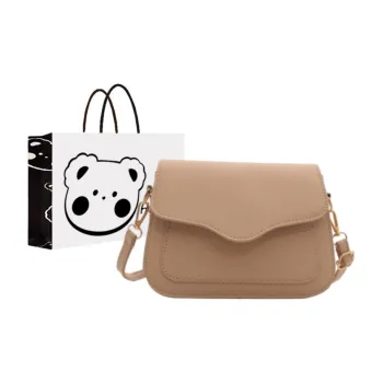 NX DOUGHNUT PU Shoulder Bag Regular Women's Black/White/Khaki/Brown