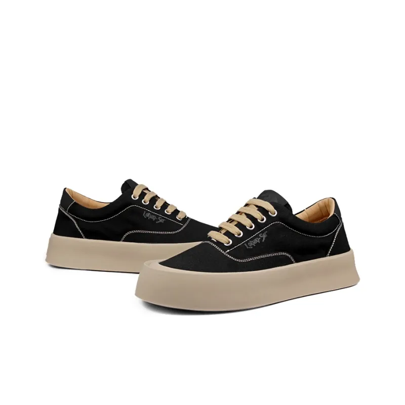 LOHAN·SIR Durable Breathable Lightweight Low Top Canvas Shoes Men's-4