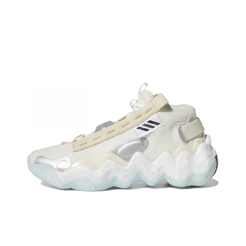 Adidas Exhibit B Candace Parker Mid Off White Silver Ecru Tint Women's-0