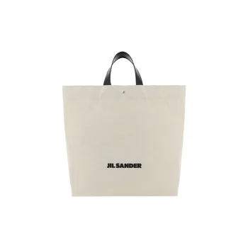 JIL SANDER Logo Printed Large Tote Bag