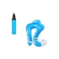 [Blue Two-Piece Set]Arm Ring Swim Ring+Pump