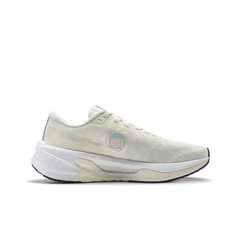 LINING Furious Rider 7.0 V2 Running Shoes Men Low Top Beige/Blue-1