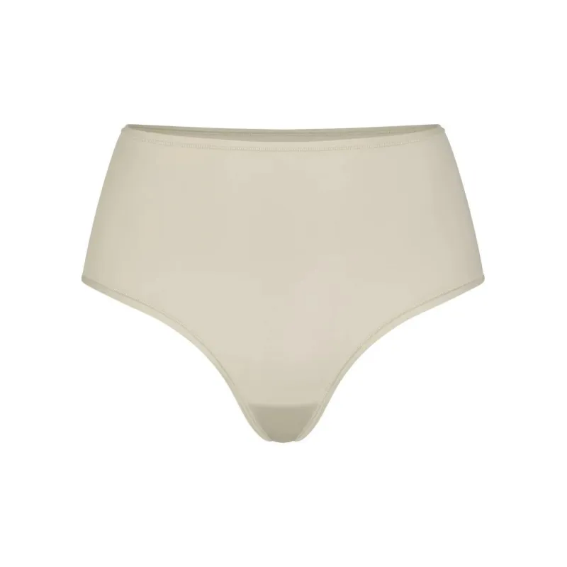 SKIMS FITS EVERYBODY HIGH-WAISTED THONG Underpants Women's 1 Pack TALC/Talc-0