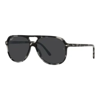 RayBan Plastic Aviator Sunglasses Unisex Black