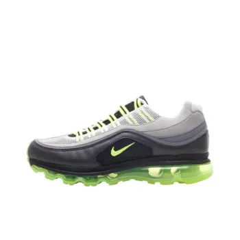 Nike Air Max 24 7 Cushioning, Wear Resistant Low Top Running Shoes Men's Gray Green