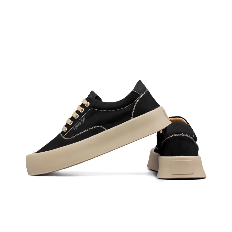 LOHAN·SIR Durable Breathable Lightweight Low Top Canvas Shoes Men's-2