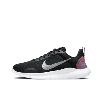 Nike Flex Experience Run 12 Black Daybreak Bright Crimson Metallic Silver Women's