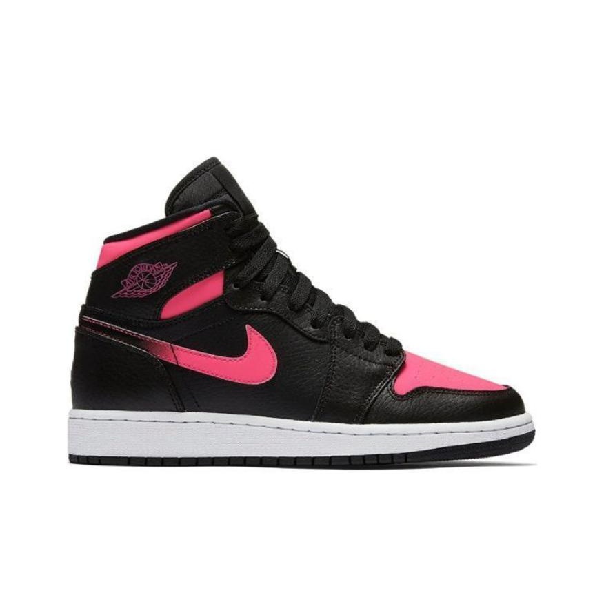 JORDAN 1 Retro High Black Hyper Pink GS POIZON