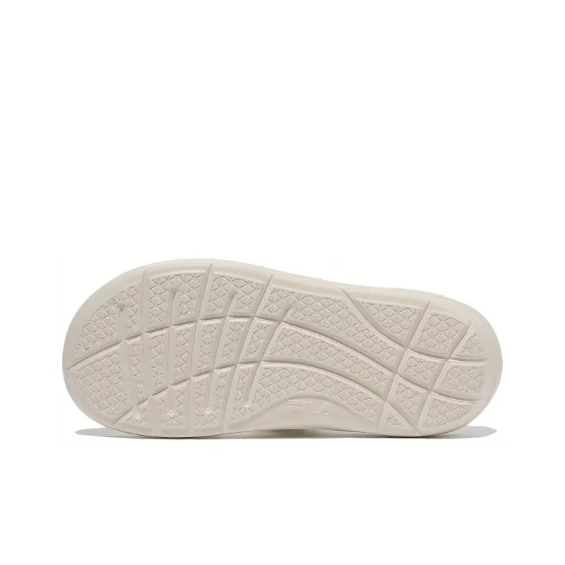 FILA Fong Sandals Rubber Sole Slide Slippers Unisex Beige-4