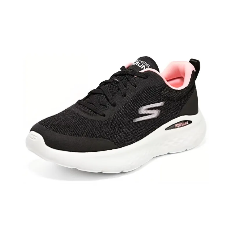 Skechers Go Run Lite 'Black White Pink' Women's-1