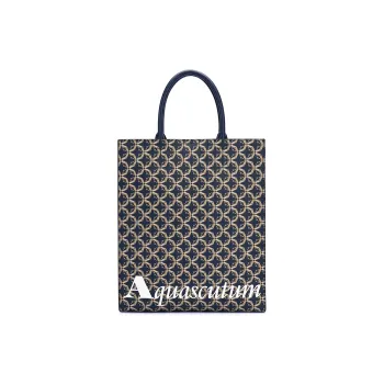 AQUASCUTUM Top Grain Cow Leather Shoulder Bag Unisex