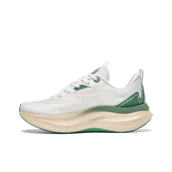 Kappa Anti Slip And Wear Resistant Breathable Low Top Training Running Shoes Unisex White Green