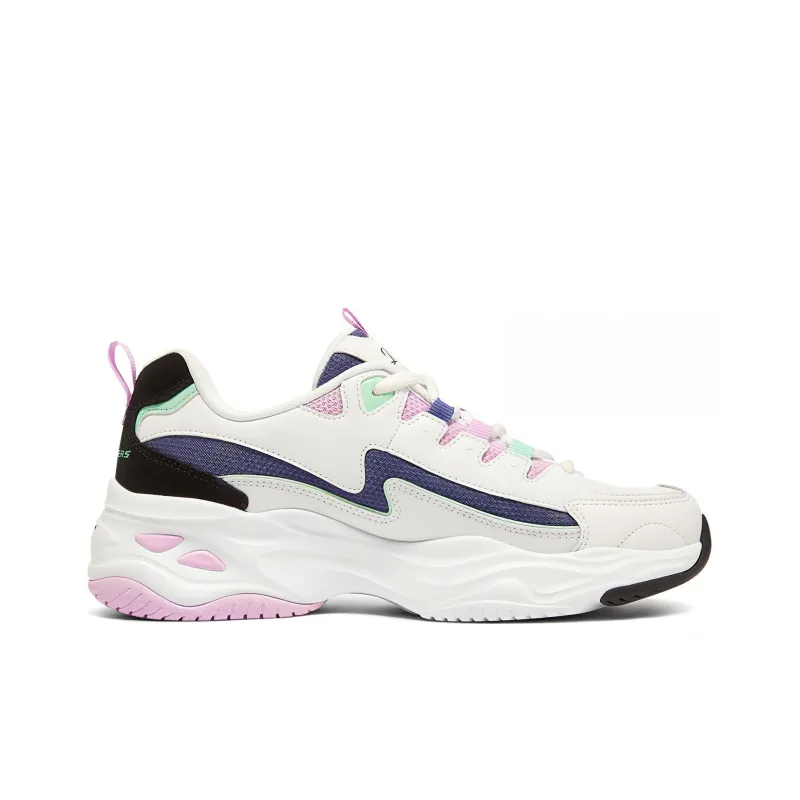 Skechers D'LITES 4.0 Anti-Slip Wear-Resistant Breathable Lightweight Low-Top Casual Shoes Women's Multicolor-1