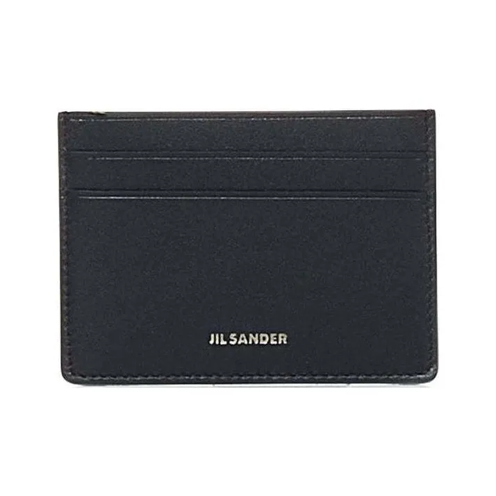 JIL SANDER Logo Embossed Card Holder-0