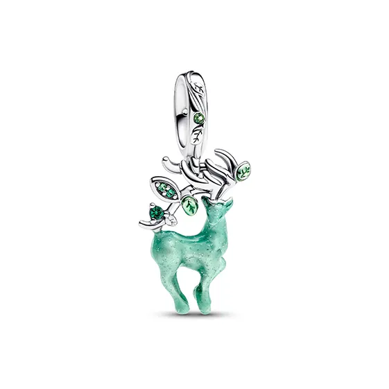 Pandora 925 Sterling Silver Pendants Unisex Green-0