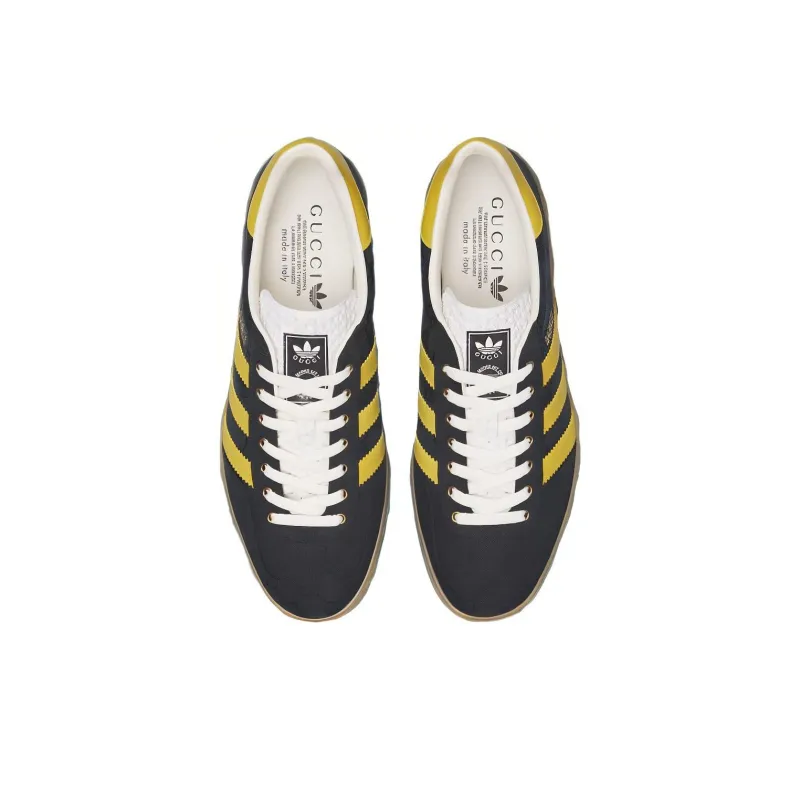 Adidas X Gucci Gazelle Black Gg Monogram-3