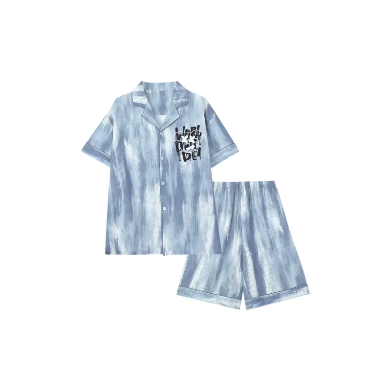 CHUDUAN Men Pajama Sets-6