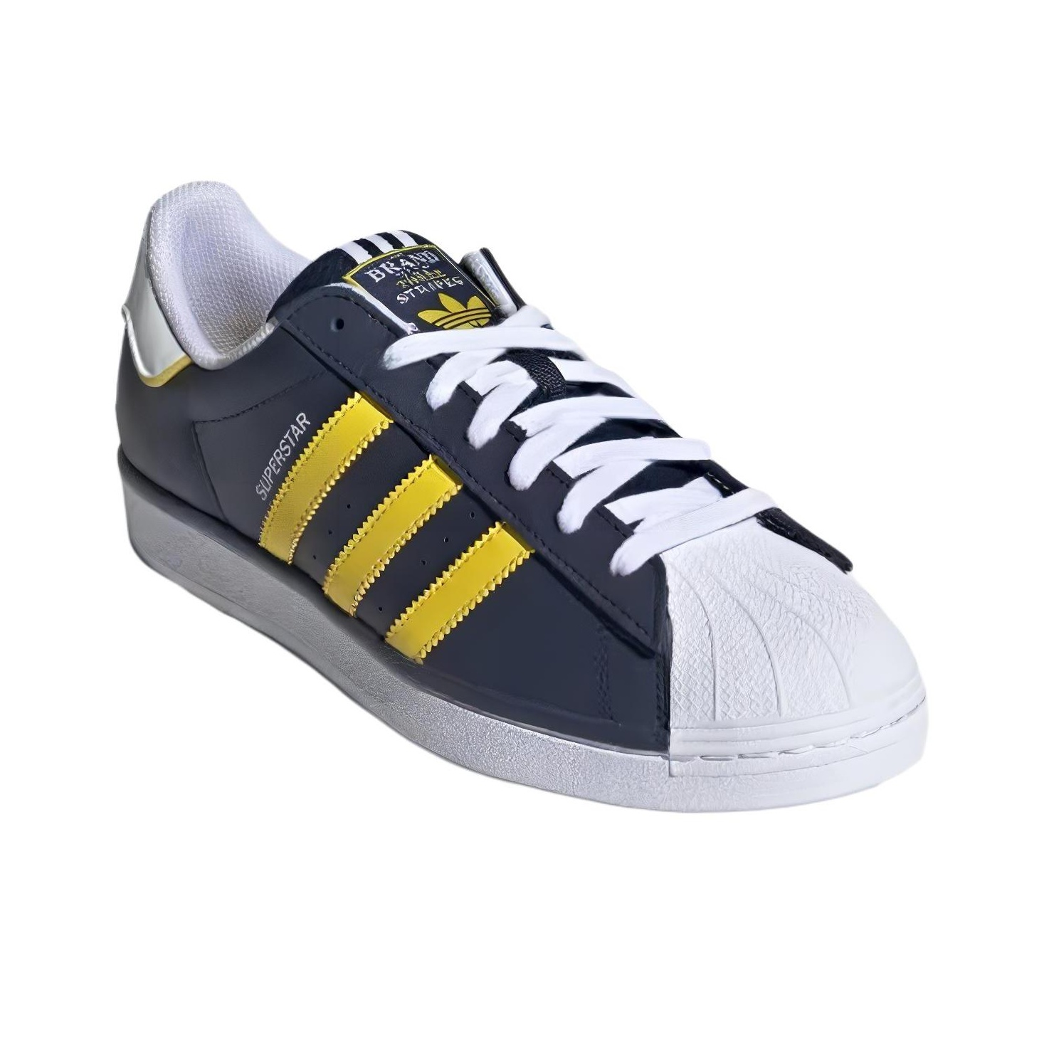 Adidas superstar 2 black yellow best sale