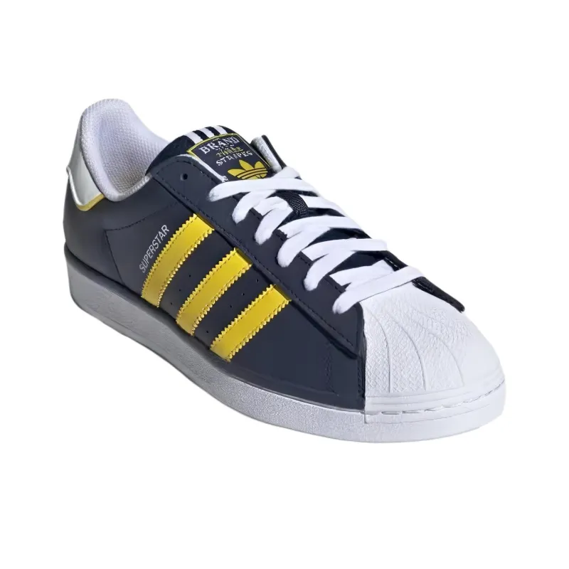Adidas Originals Superstar Night Indigo Yellow Cloud White-2