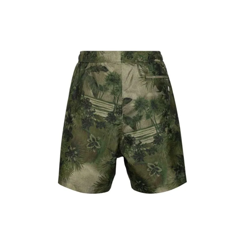 Roberto Cavalli Tiger Tooth detailed Camouflage print Swim Shorts-1