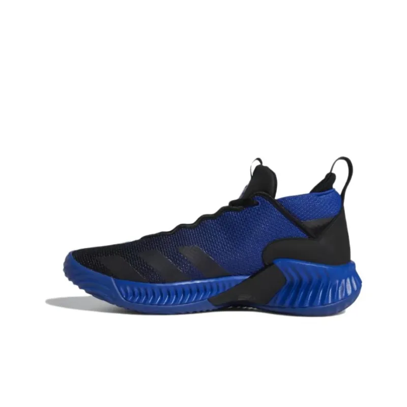 Adidas Court Vision 3 Low-Top Vintage Basketball Shoes Men's Black Blue-0