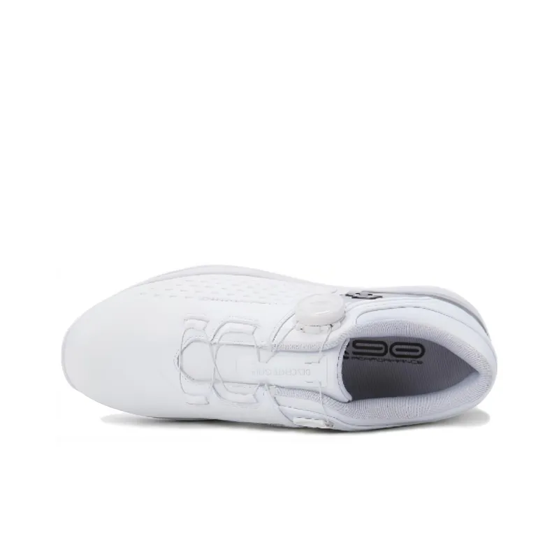 DESCENTE Cushioning Low Top Golf Shoes Women's White-3