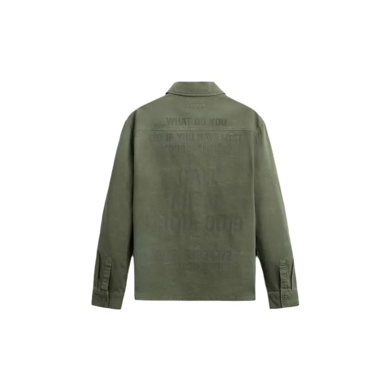 ZARA Shirts Men Light Khaki-1