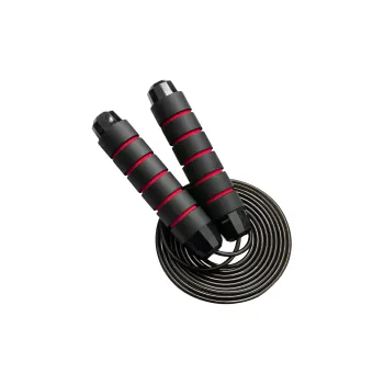 ELFBEAUTY Aerobic Fat Reduction Non Countable Jump Ropes Adults Foam Controller Steel Wire Rope 2.8m