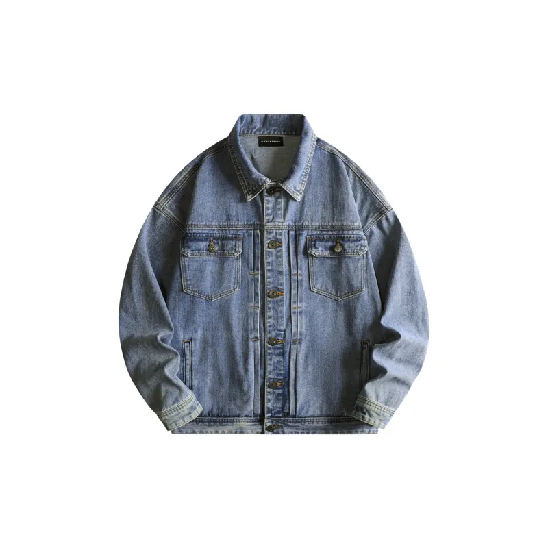 LUCKY BRAND Denim Jacket Unisex Blue-1