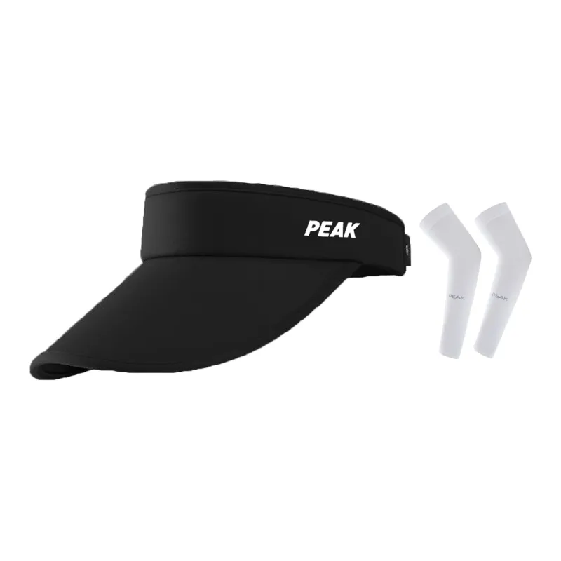 PEAK Double Layer Polyester PVC Sun Protection Hats Unisex Black, Dark Gray-6