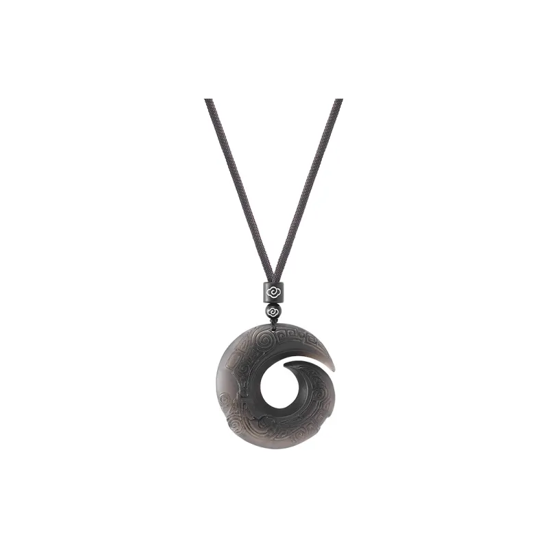 ASTAR HADES Obsidian Jade Necklaces Unisex-4