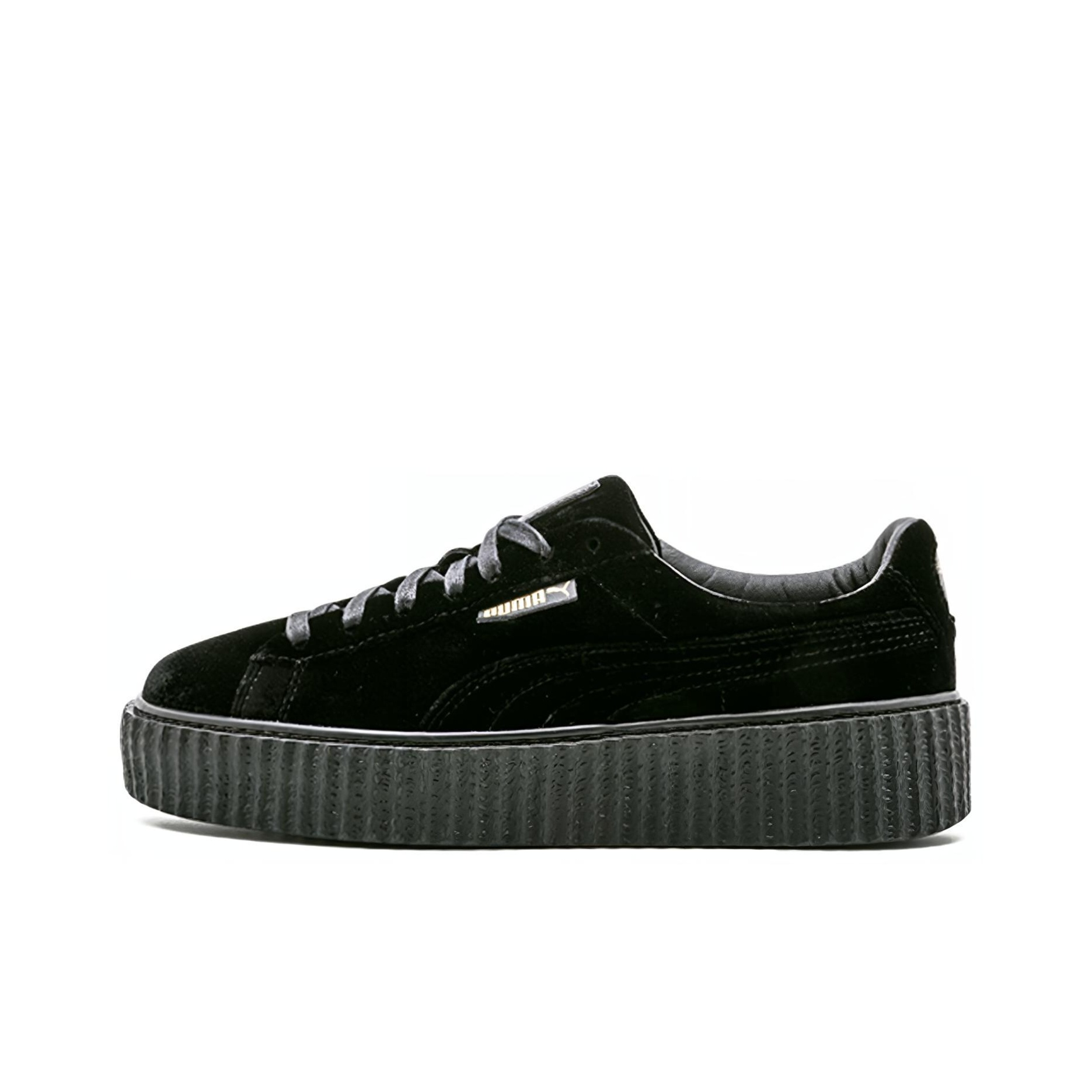 PUMA Creeper Velvet Rihanna Fenty Black Women s POIZON