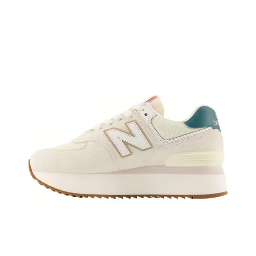 New Balance 574 Plus Turtledove Vintage Teal Women's