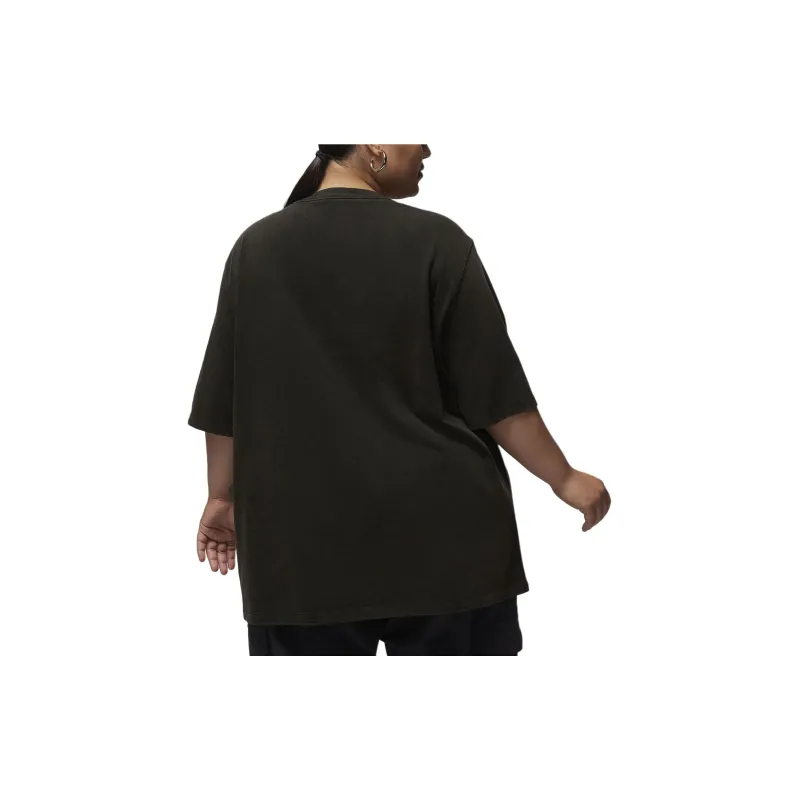 Nike x Jordan Drop Shoulder Sleeve T-Shirt Women's Black-1