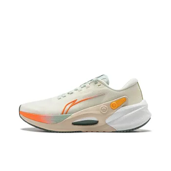LINING Furious Rider 7.0 V2 Running Shoes Men Low Top Ecru/Carrot Orange