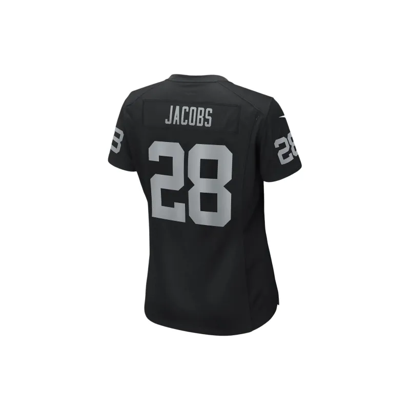 Nike NFL Las Vegas Raiders Josh Jacobs Soccer Jerseys Women's Black-1