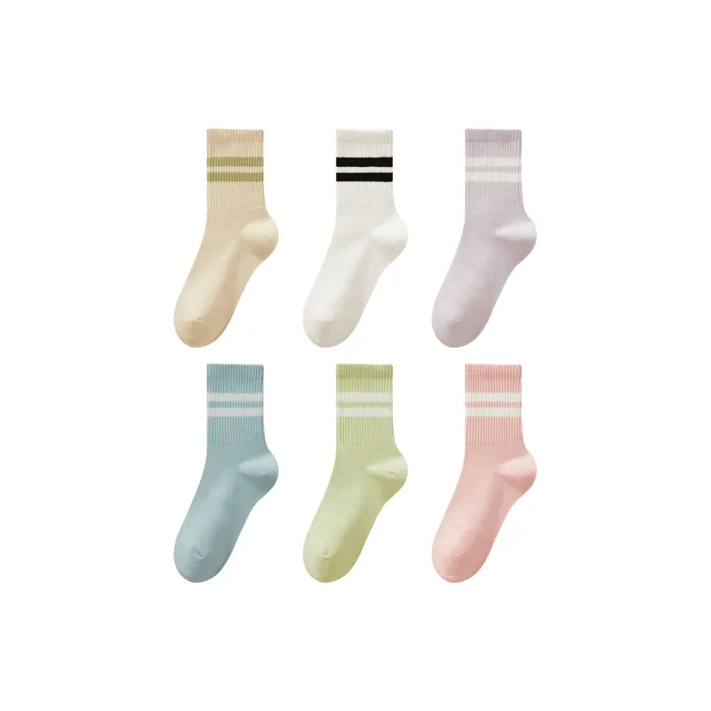 H YXIANG Mid Calf Socks Women's-9