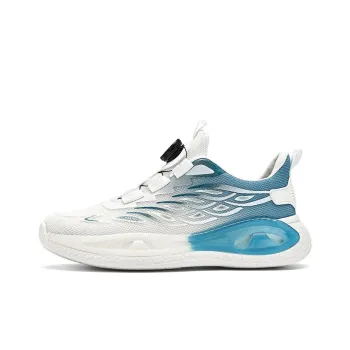 Binary Low-Top Running Shoes Men's White Blue