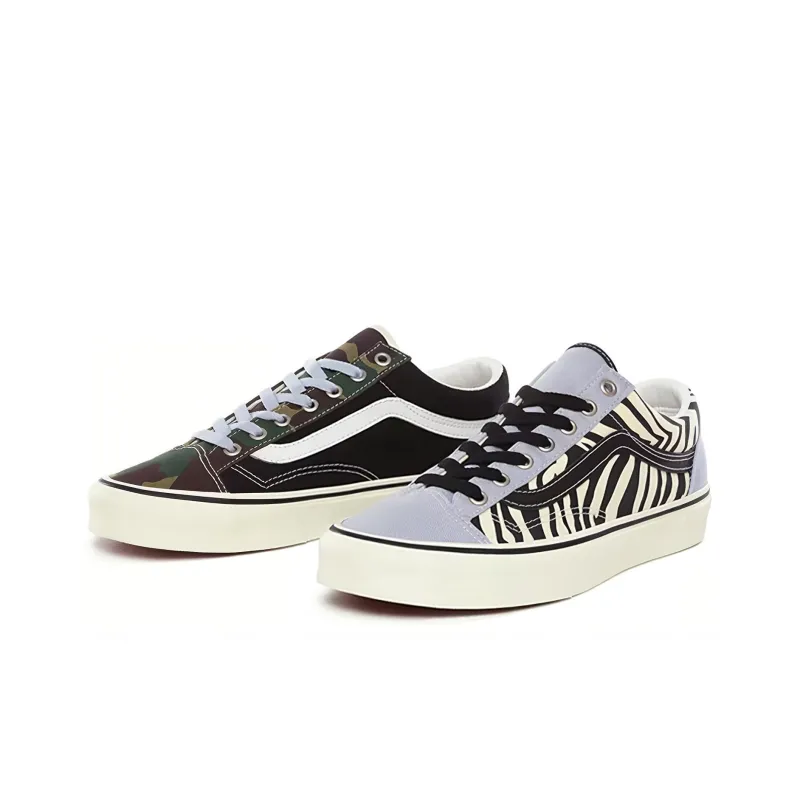 Style 36 Vans 'Mismatch Zebra Camo'-1
