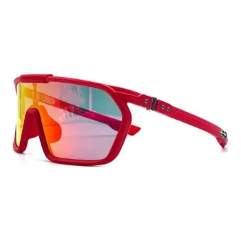Chrome Hearts Nylon Acetate Irregular Shape Sunglasses Men's Red