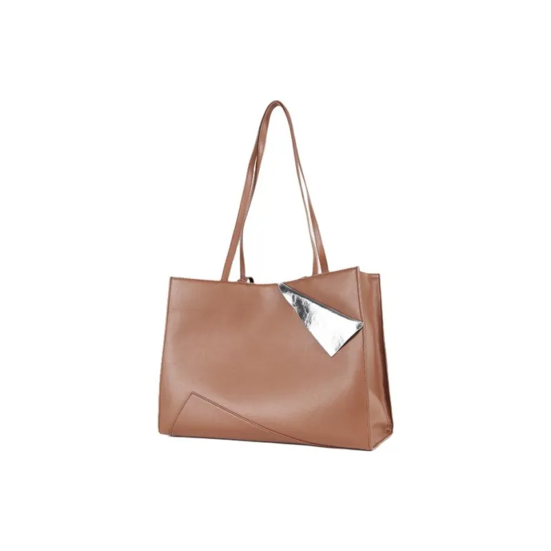 DEERE JACK Cow Leather One Shoulder Handbag Tubas Women's Warm Sand Brown-2
