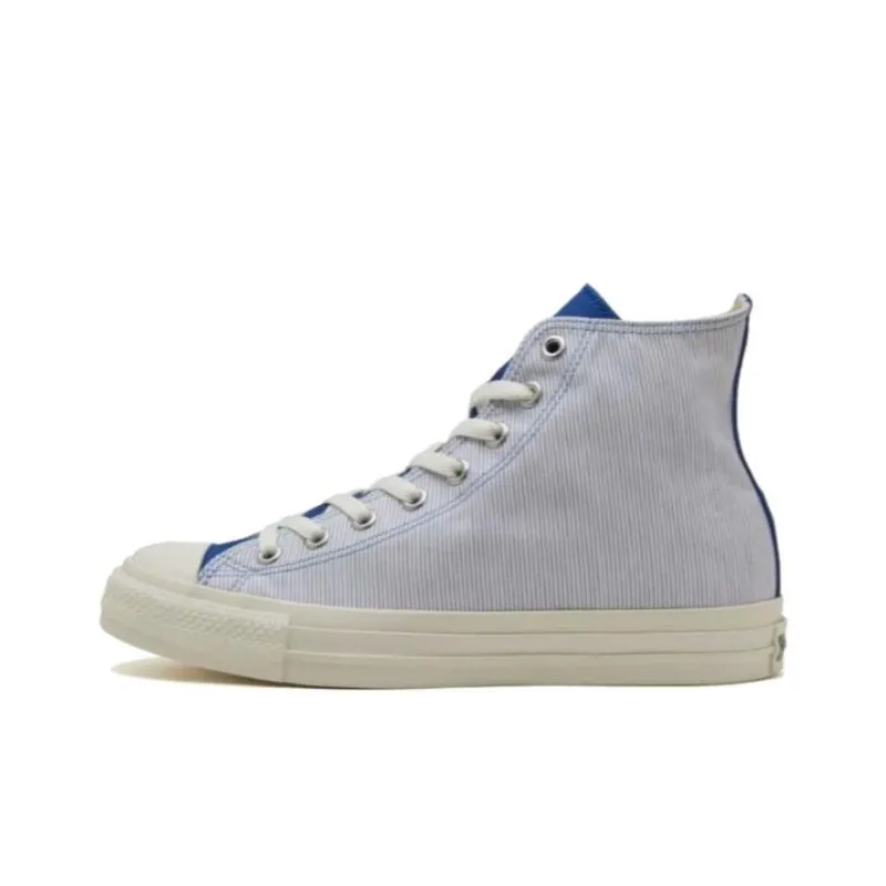 Converse All Star Stripe HI Anti Slip Wear Resistant High Top Canvas Shoes Unisex Purple Japan Version-0