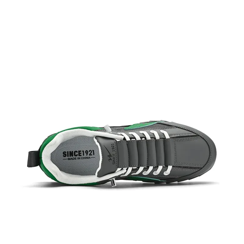 Binary Low Top Casual Shoes Men's Gray Green-4