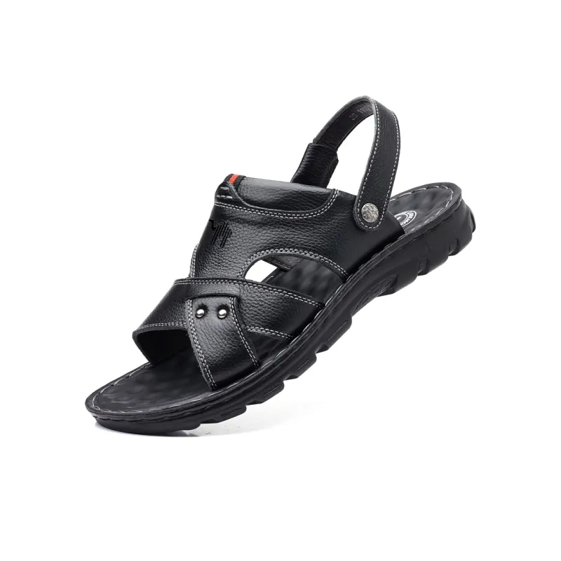 Pilot The Camel Refreshing Summer Roman Sandals Low Heel Men's-2