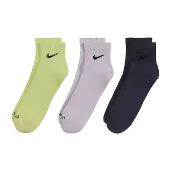 Nike Ankle Socks Unisex Yellow/Gray/Navy Blue