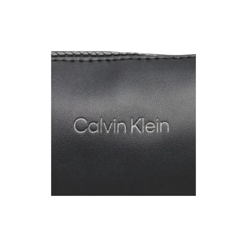 CALVIN KLEIN Leather Camera Bag Shoulder Bag Crossbody Bag Small Size Men's Black-3
